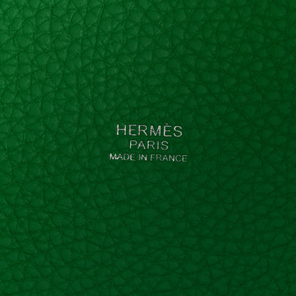 Hermes Taurillon Clemence Picotin Lock 18 PM Vert Comics 6 of 10