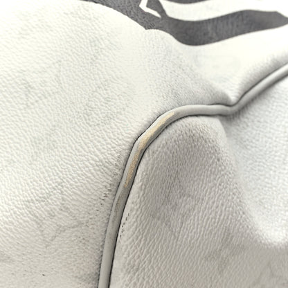 Louis Vuitton Monogram Logo Keepall Bandouliere 50 White 8 of 10