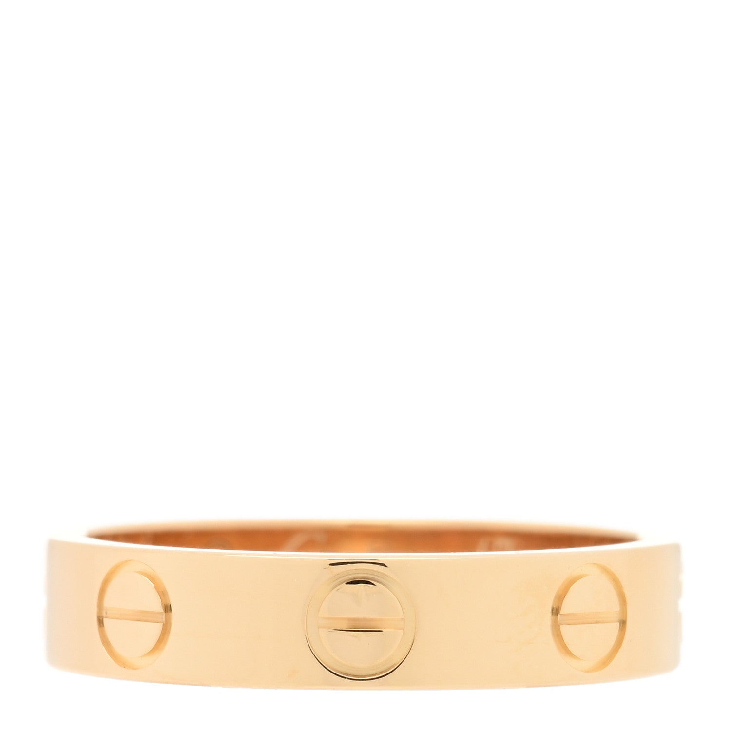 Cartier 18K Yellow Gold 3.5mm LOVE Wedding Band Ring 47 4 3 of 4