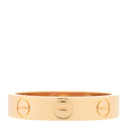 Cartier 18K Yellow Gold 3.5mm LOVE Wedding Band Ring 47 4 3 of 4
