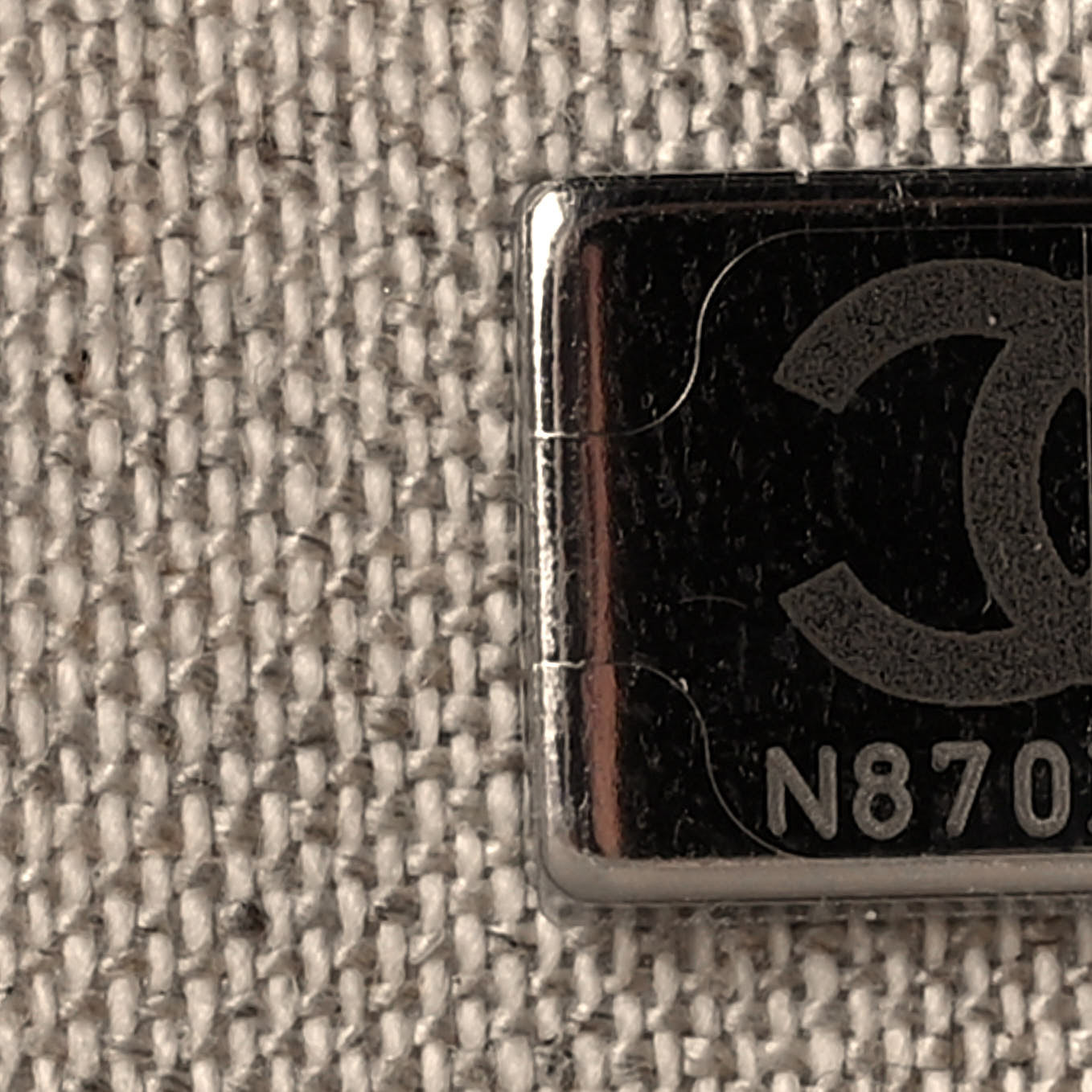 Mixed Fibers Medium Deauville Tote Beige