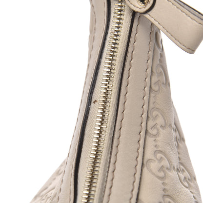 Gucci Guccissima Medium Lovely Heart Hobo Off White 14 of 19