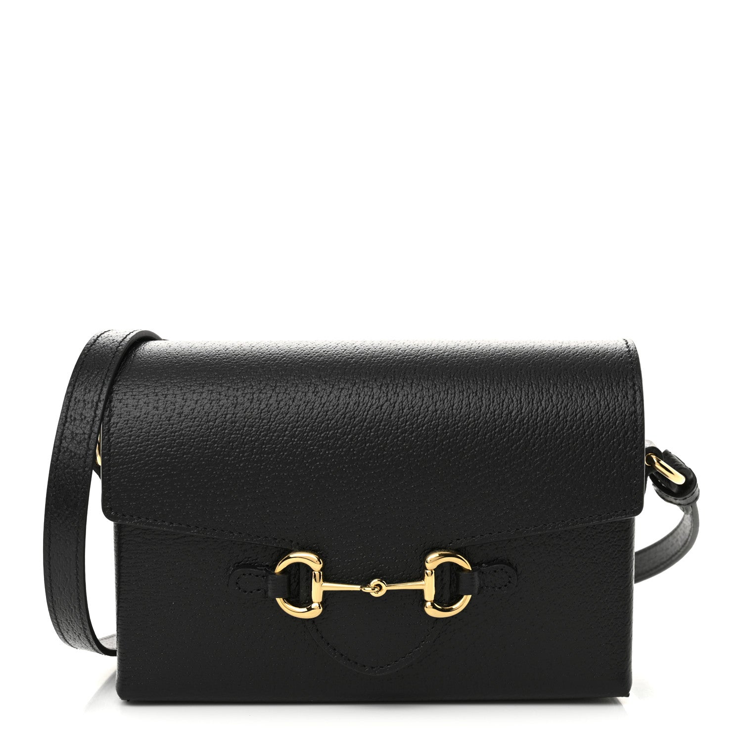 Gucci Calfskin Horsebit 1955 Shoulder Bag Black 1 of 11