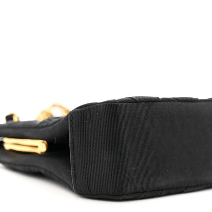 Chanel Grosgain Evening Bag Black 10 of 11