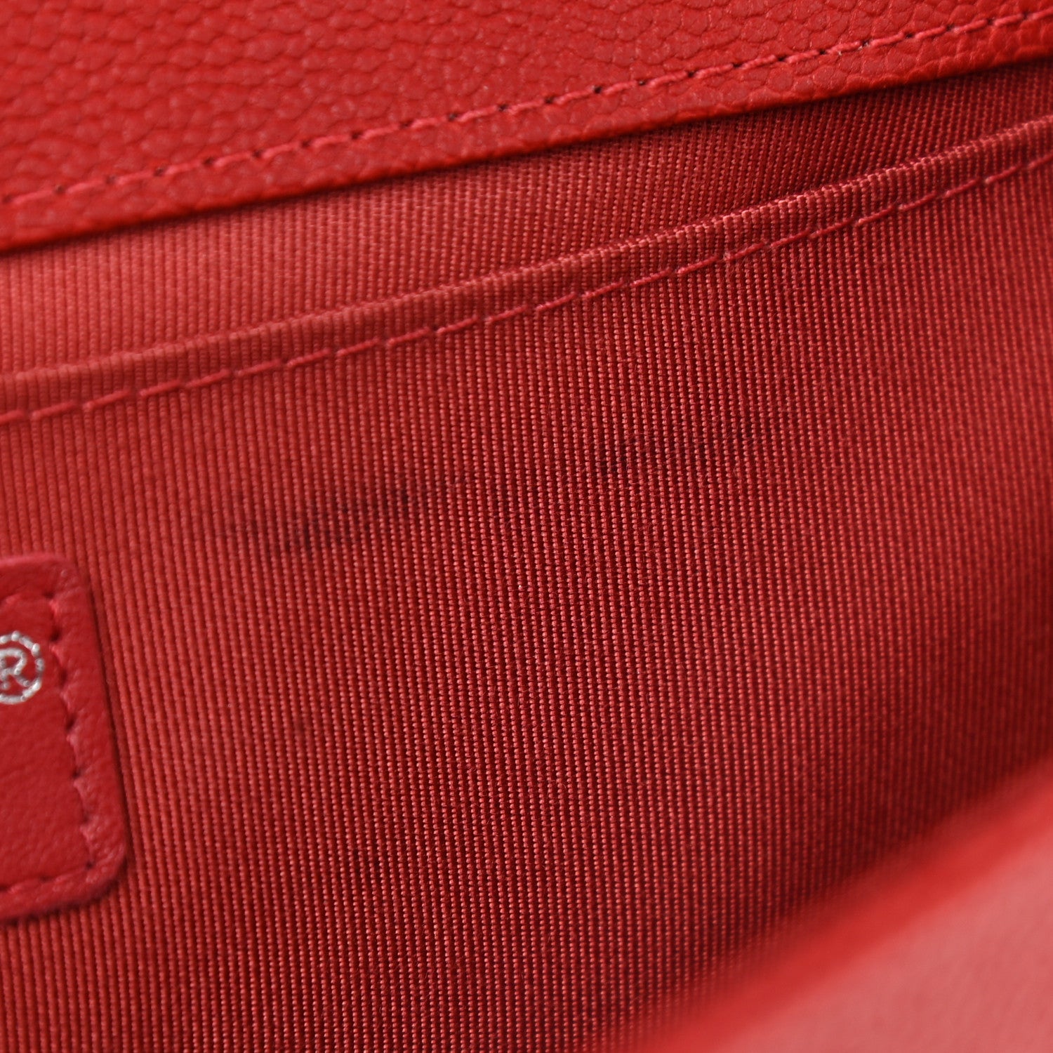 Chanel Caviar Quilted Medium Boy Flap Dark Red 8 of 17