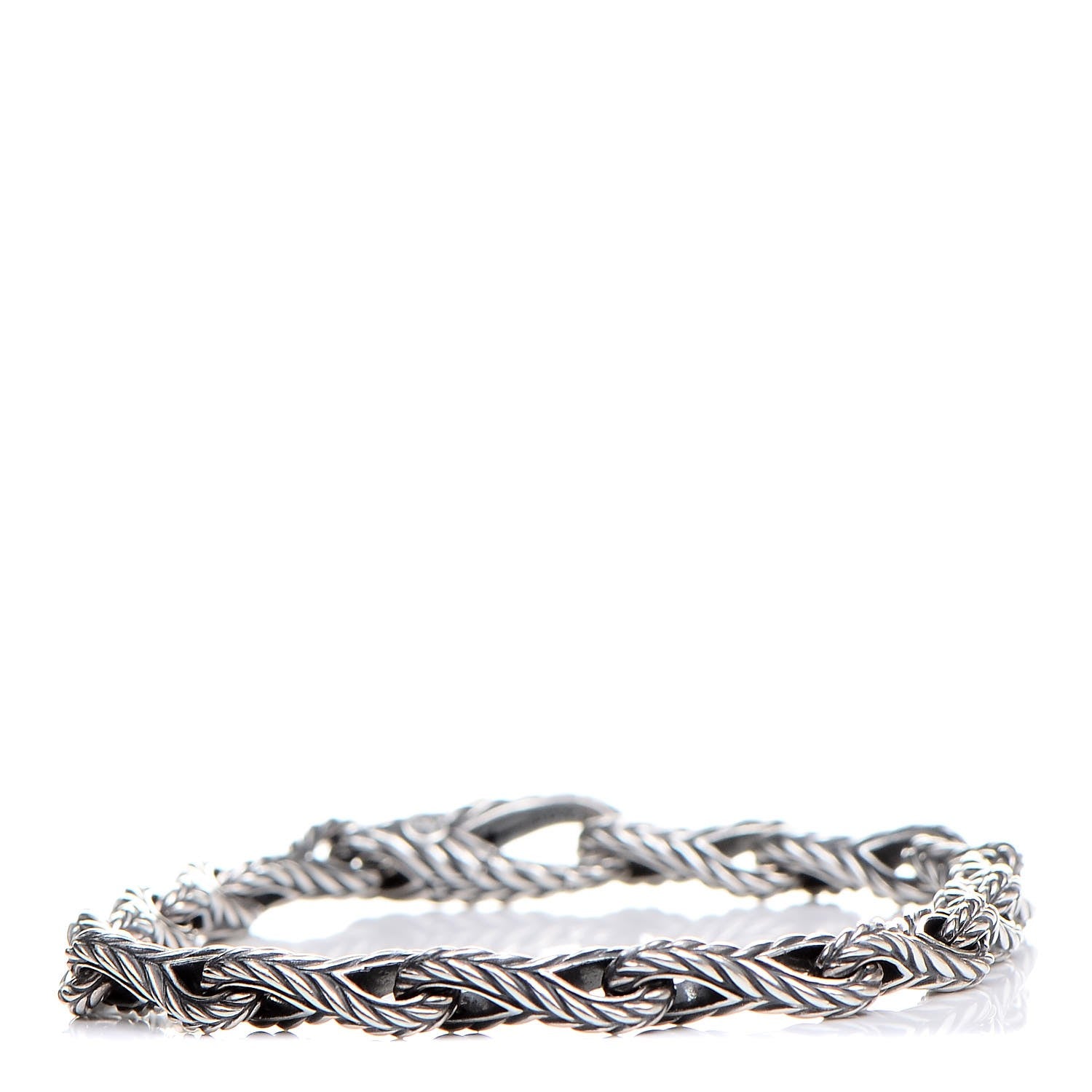 David Yurman Sterling Silver 7mm Mens Link Bracelet 1 of 4