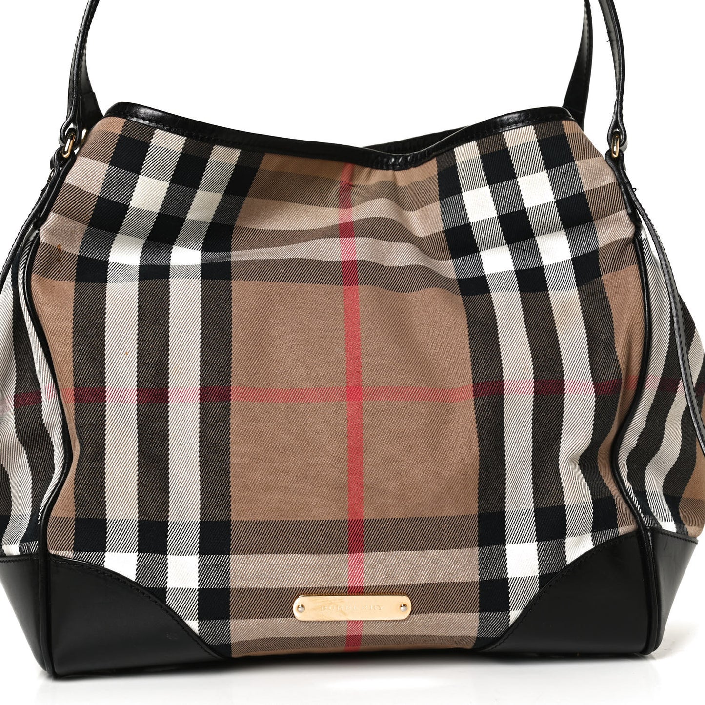 House Check Canterbury Tote Black