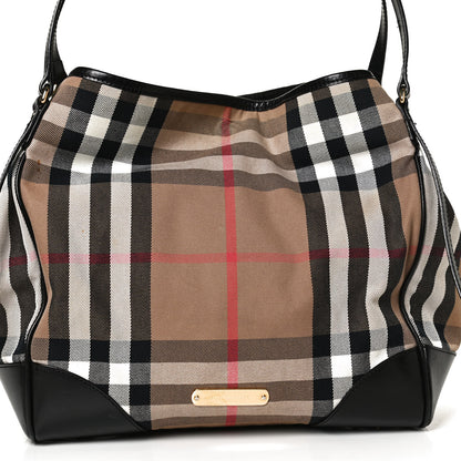 Burberry House Check Canterbury Tote Black 9 of 13