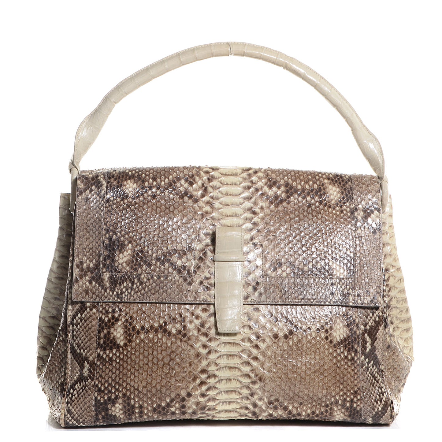 Python Crocodile Flap Hobo