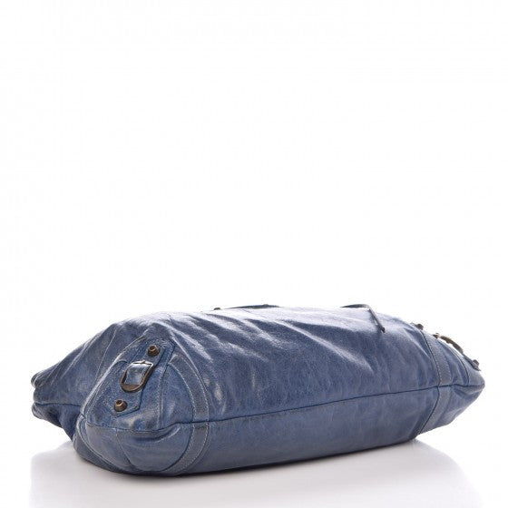 Balenciaga Chevre Classic Hardware Purse Bleu 4 of 11