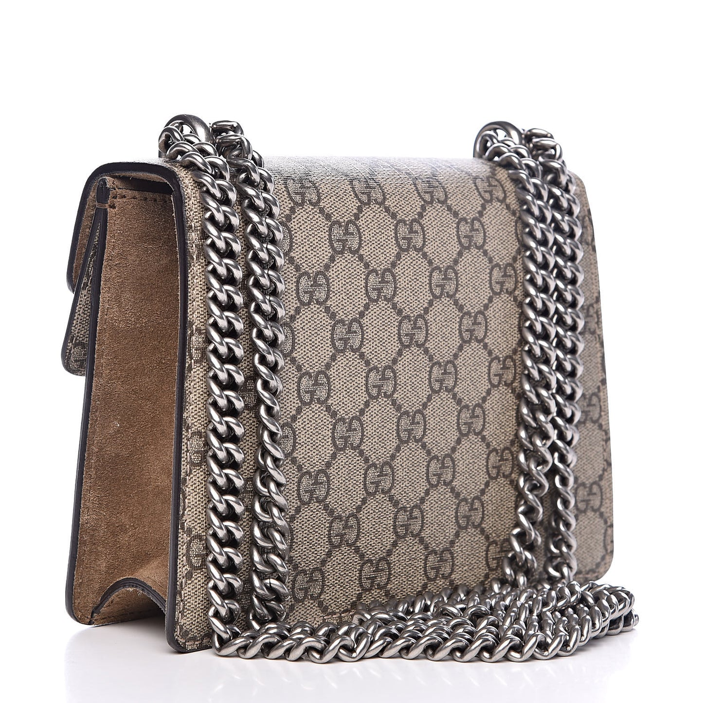 GG Supreme Monogram Mini Dionysus Shoulder Bag Taupe