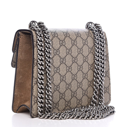 Gucci GG Supreme Monogram Mini Dionysus Shoulder Bag Taupe 3 of 12