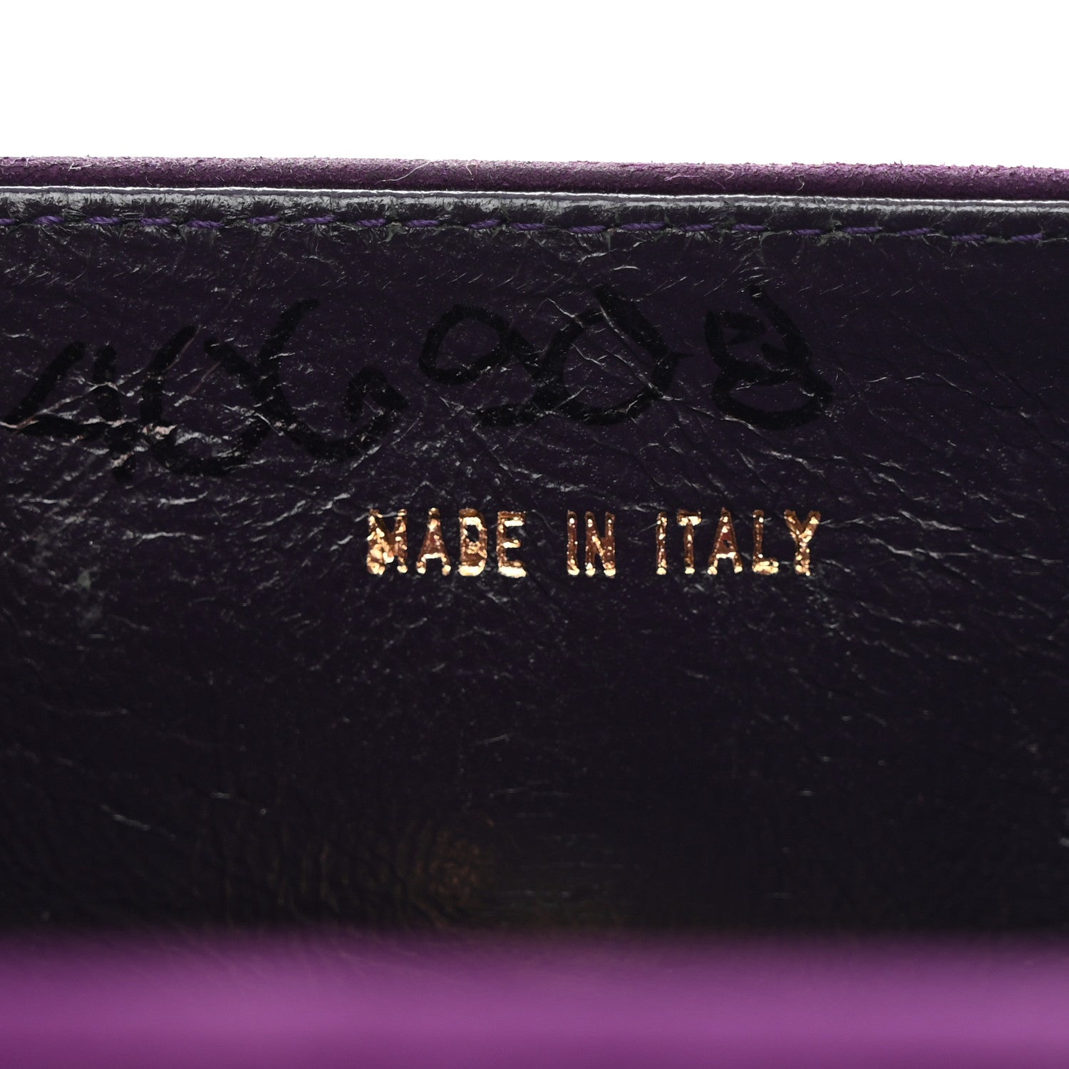 Chanel Suede CC Flap Clutch With Chain Purple 7 of 10