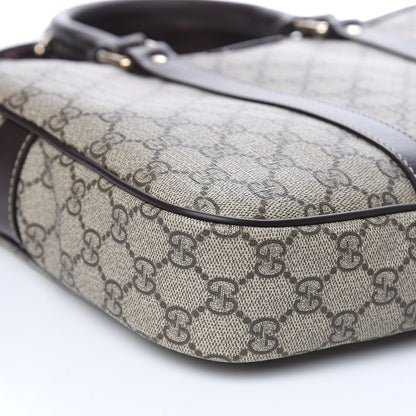 Gucci GG Supreme Monogram Briefcase Dark Brown 8 of 11