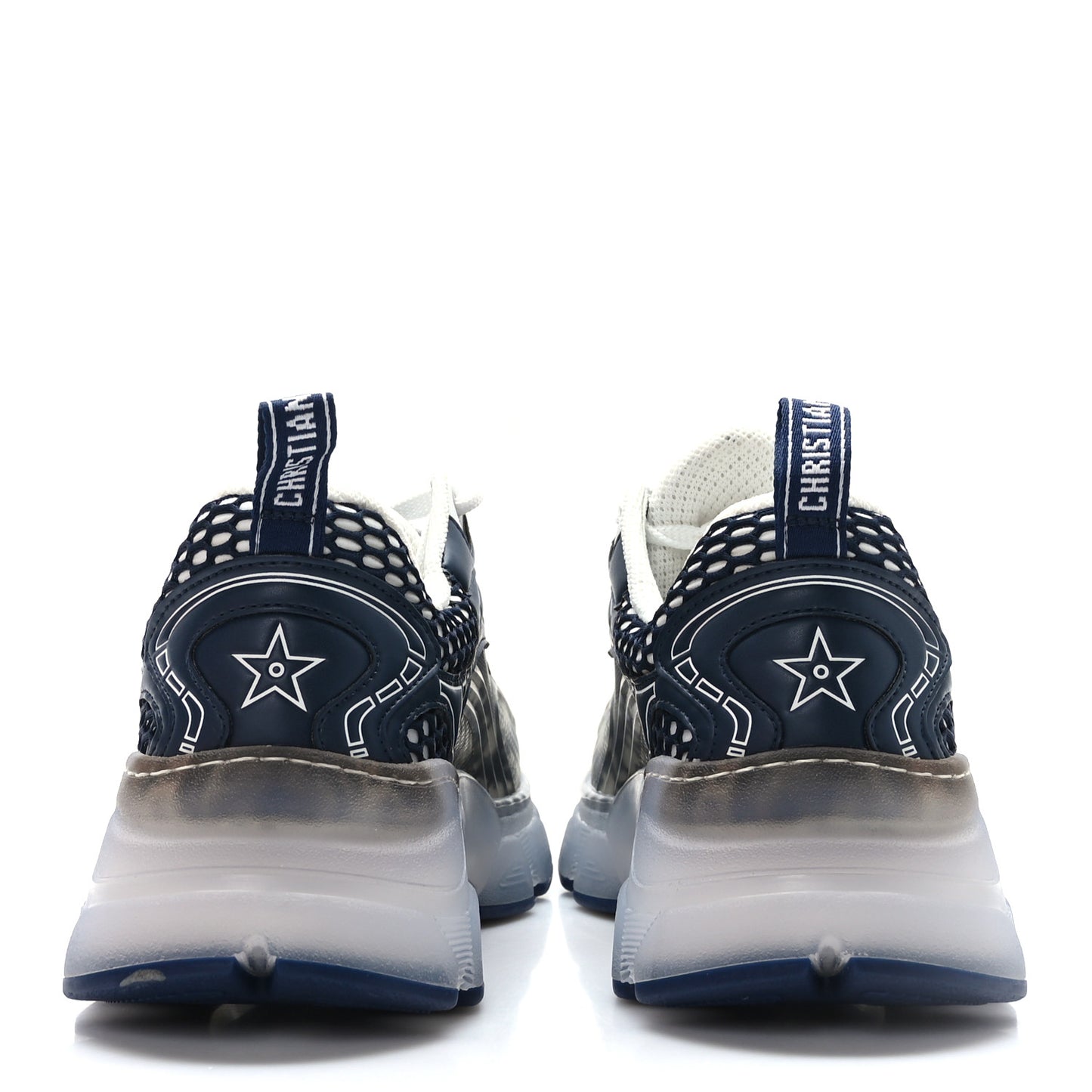 Technical Fabric Mesh Obique Dior Vibe Sneakers 39 Deep Blue