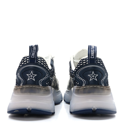 Christian Dior Technical Fabric Mesh Obique Dior Vibe Sneakers 39 Deep Blue 5 of 9