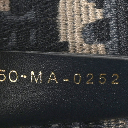 Christian Dior Oblique Small Book Tote Blue Multicolor 7 of 11