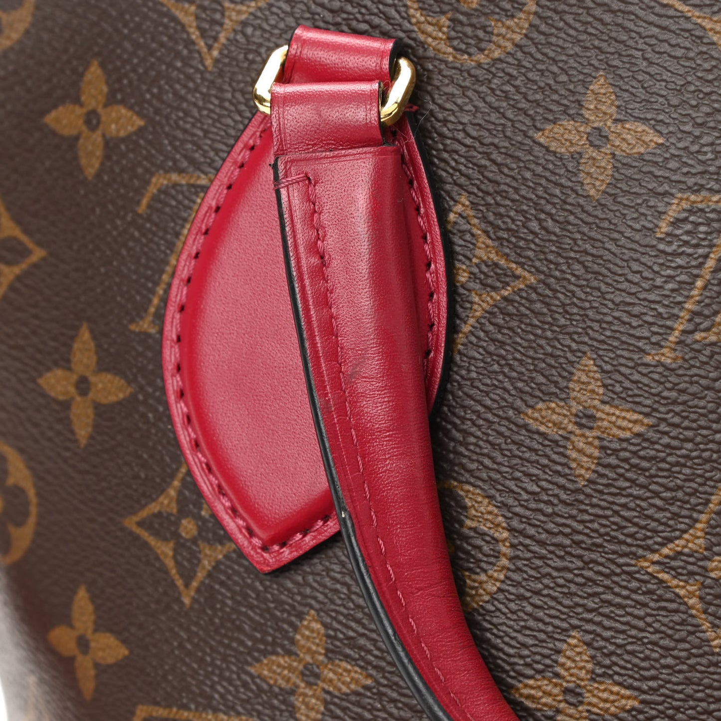 Monogram Flower Zipped Tote PM Lie de Vin