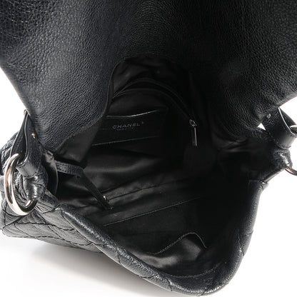 Chanel Glazed Calfskin On The Road XL Flap Black 5 of 7