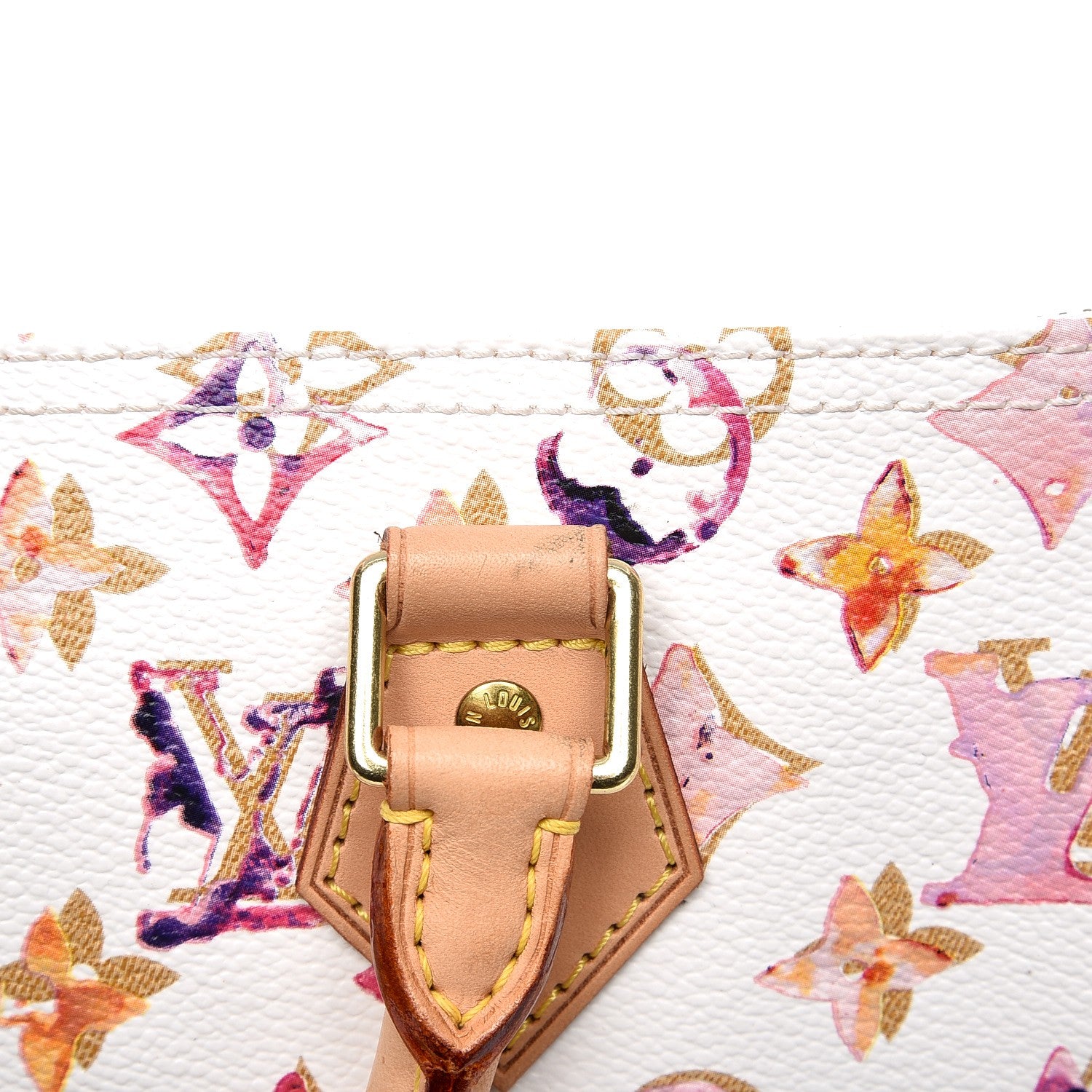 Louis Vuitton Watercolor Aquarelle Speedy 35 White 9 of 13