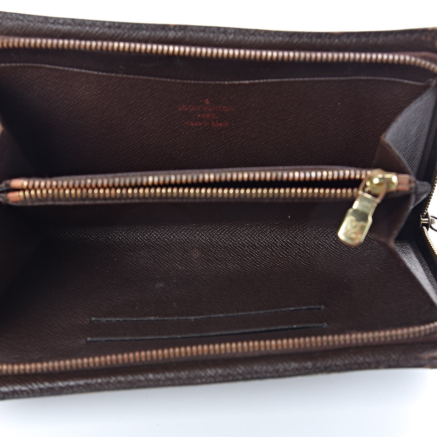 Louis Vuitton Damier Ebene Porte-Monnaie Zippy Wallet 5 of 11