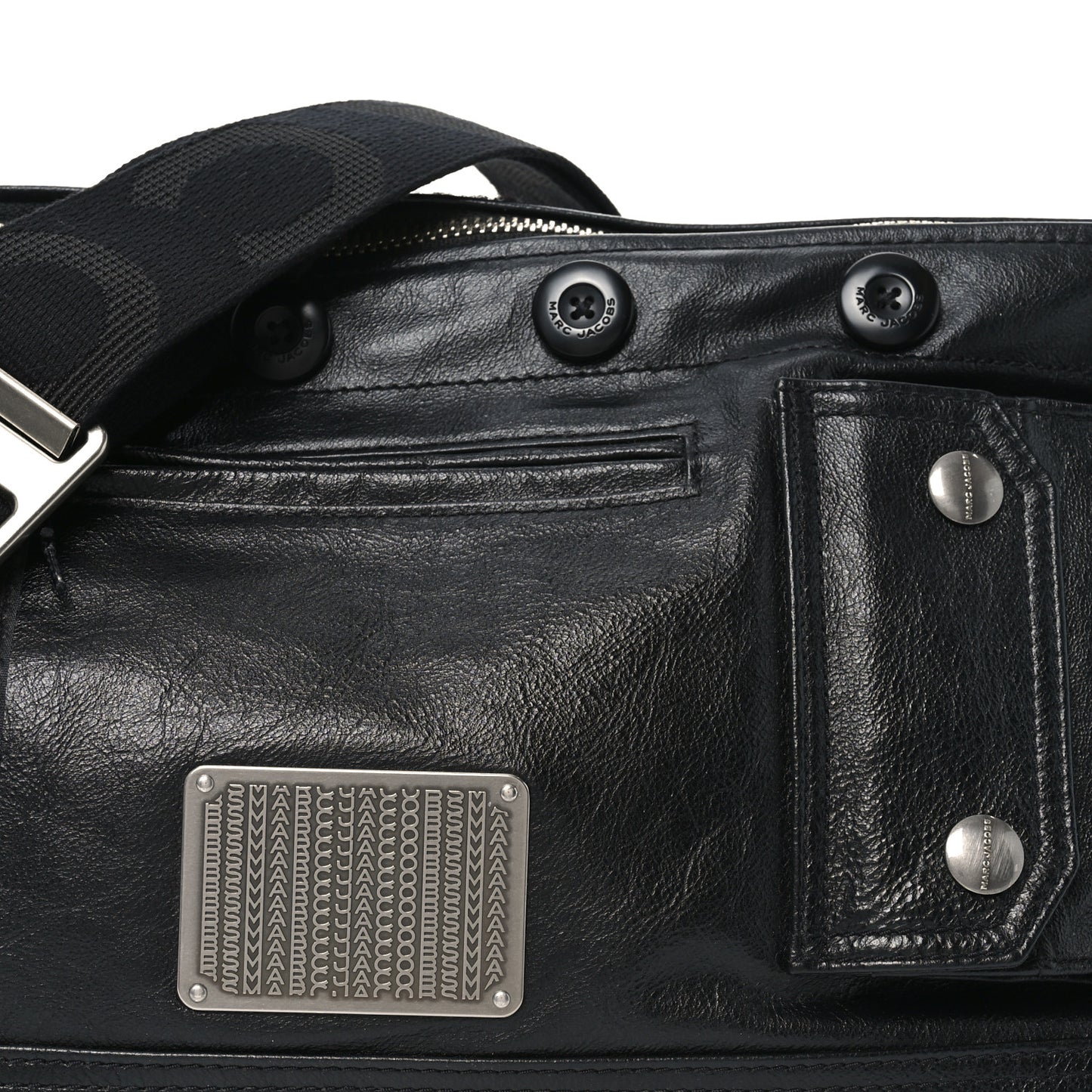 Goatskin The Large Cargo Bag Black