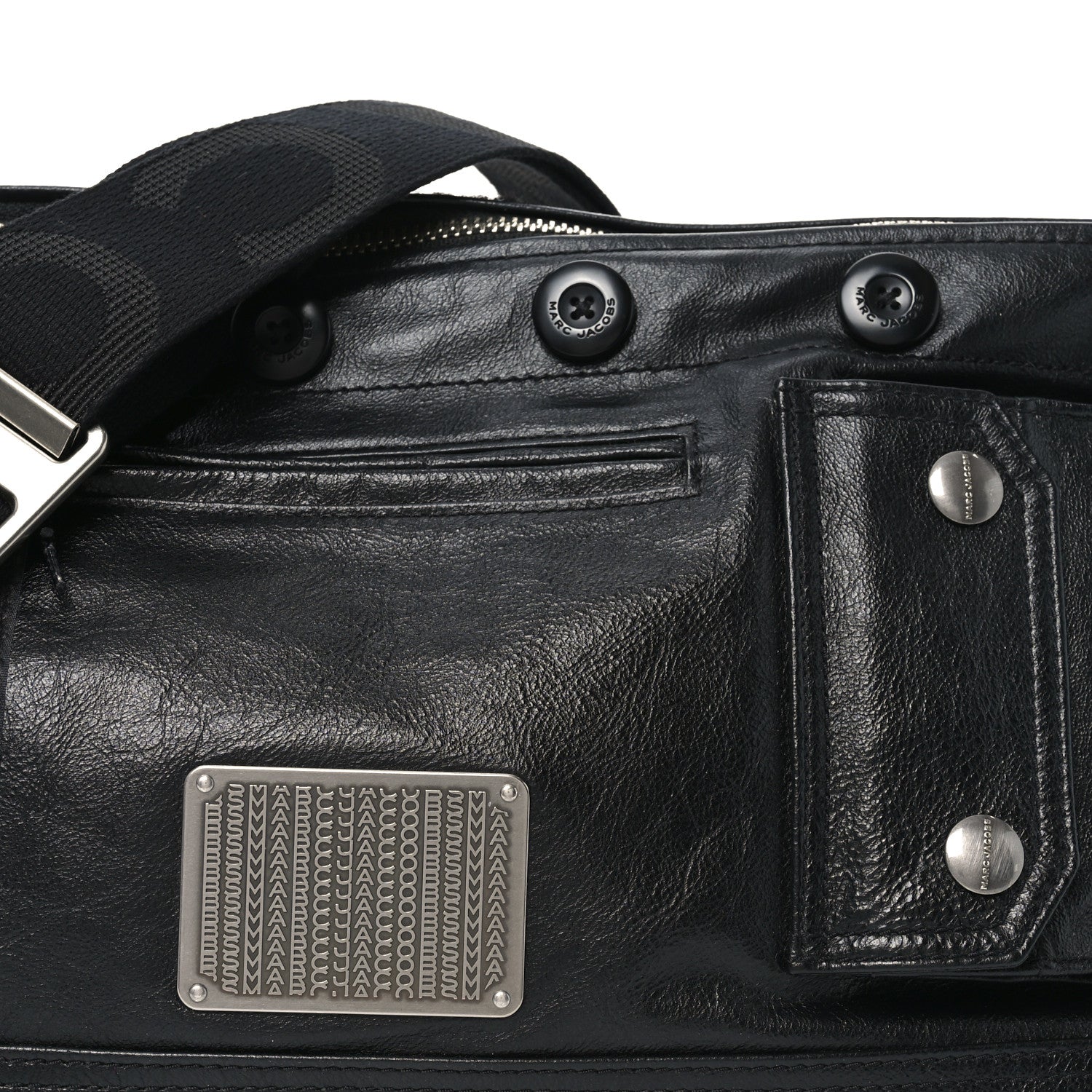 Marc Jacobs Goatskin The Large Cargo Bag Black 7 of 9