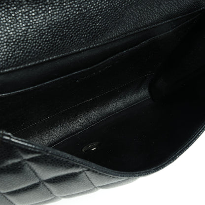 Chanel Caviar Clutch Flap Black 5 of 8