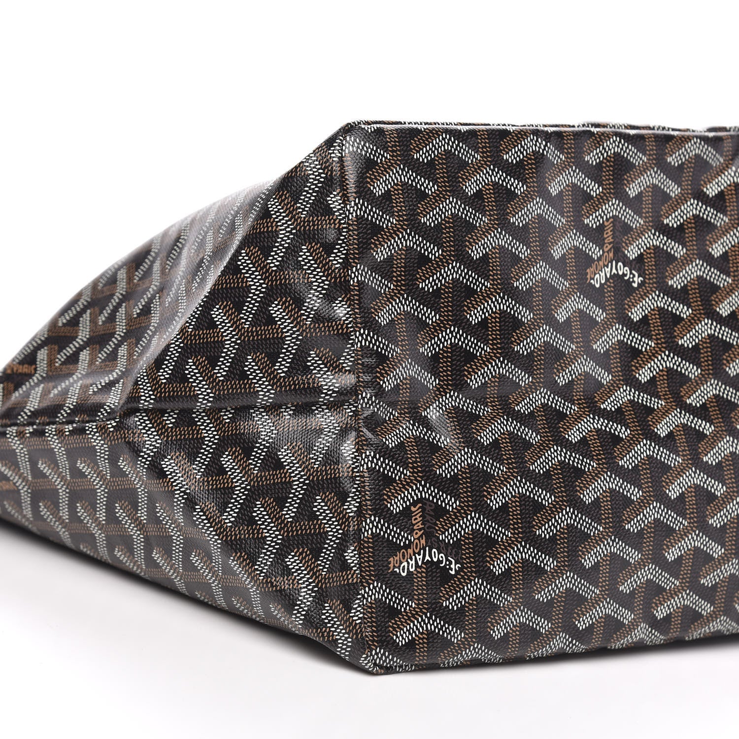 Goyard Goyardine Saint Louis GM Black Gold 8 of 9