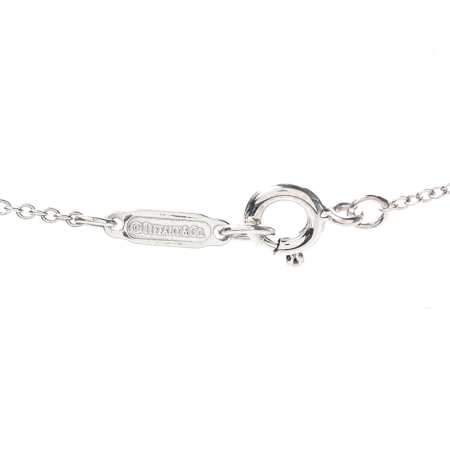 Tiffany Sterling Silver Small Bow Pendant Necklace 5 of 5
