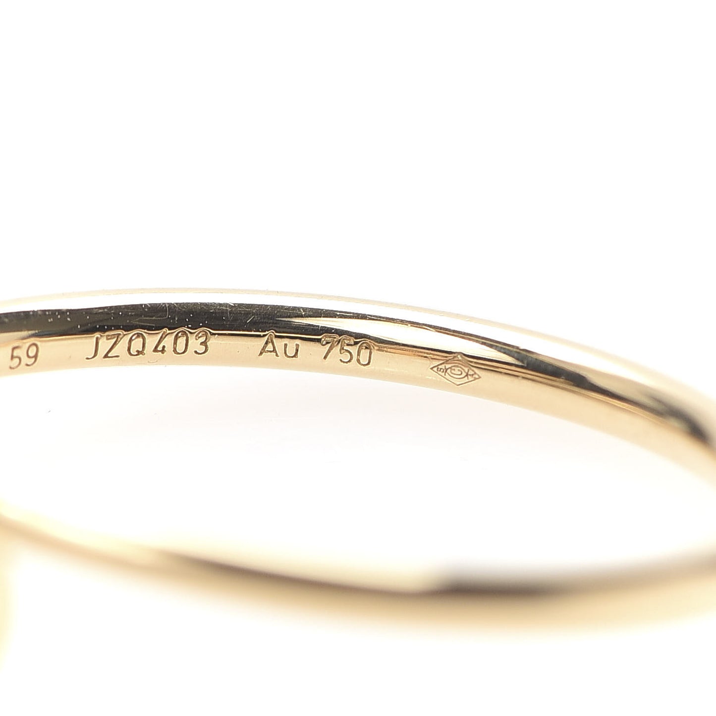 18K Yellow Gold Small Juste Un Clou Ring 59 8.75