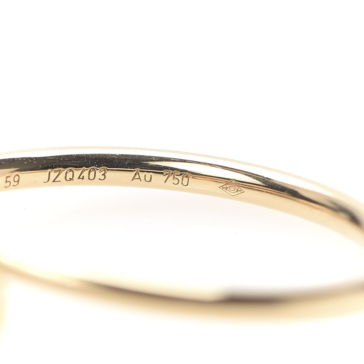 Cartier 18K Yellow Gold Small Juste Un Clou Ring 59 8.75 5 of 7