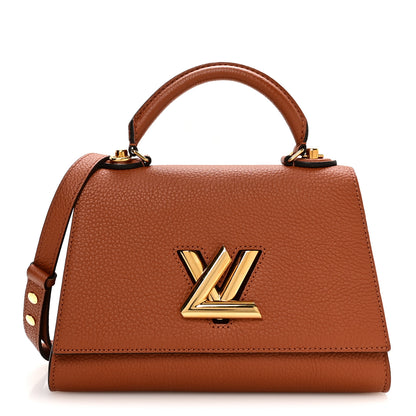 Louis Vuitton Taurillon Twist One Handle PM Caramel 1 of 11