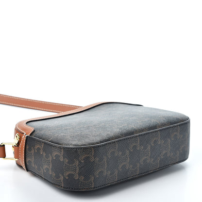 Celine Triomphe Canvas Small Camera Bag Tan 3 of 9