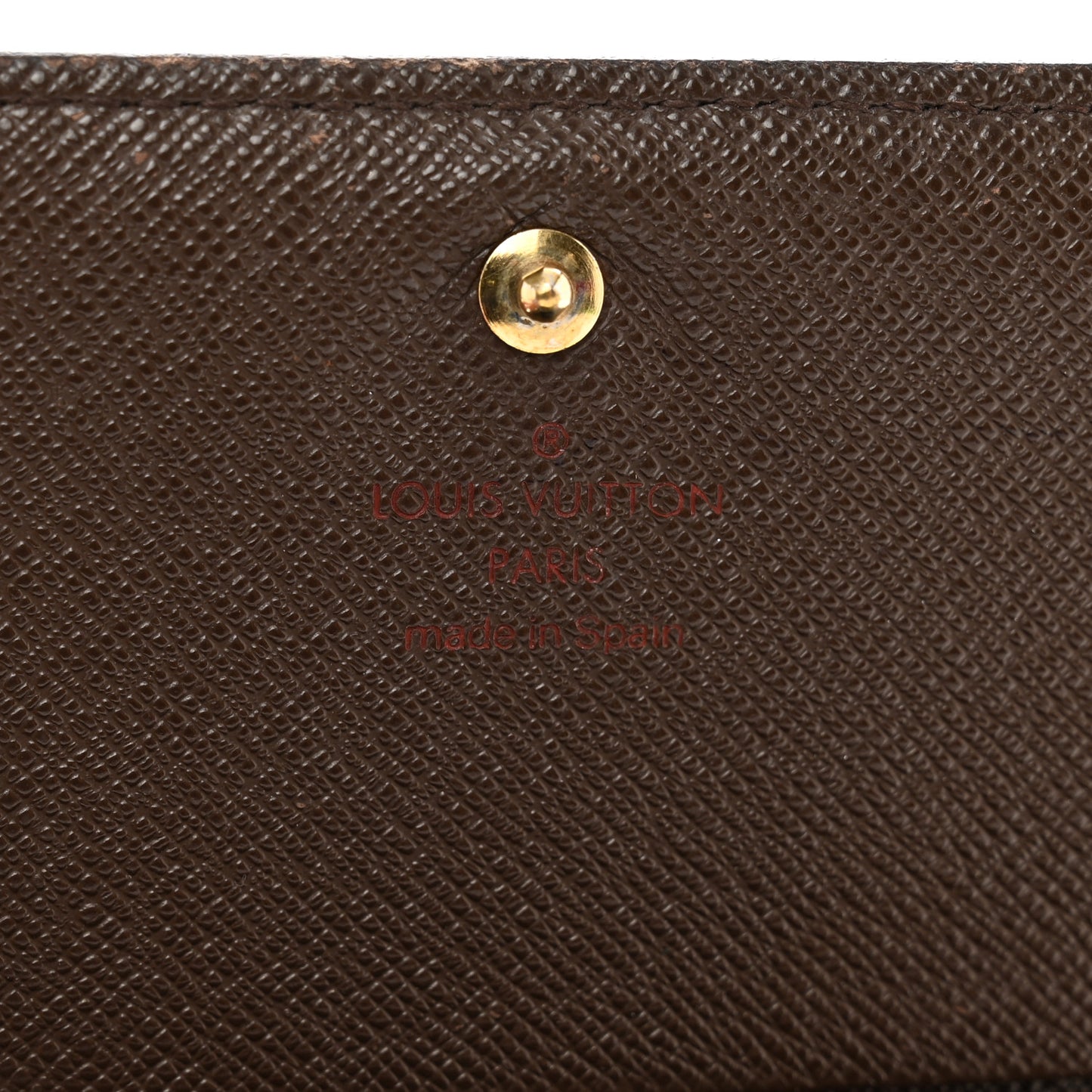 Damier Ebene Porte-Monnaie Billets Tresor Wallet