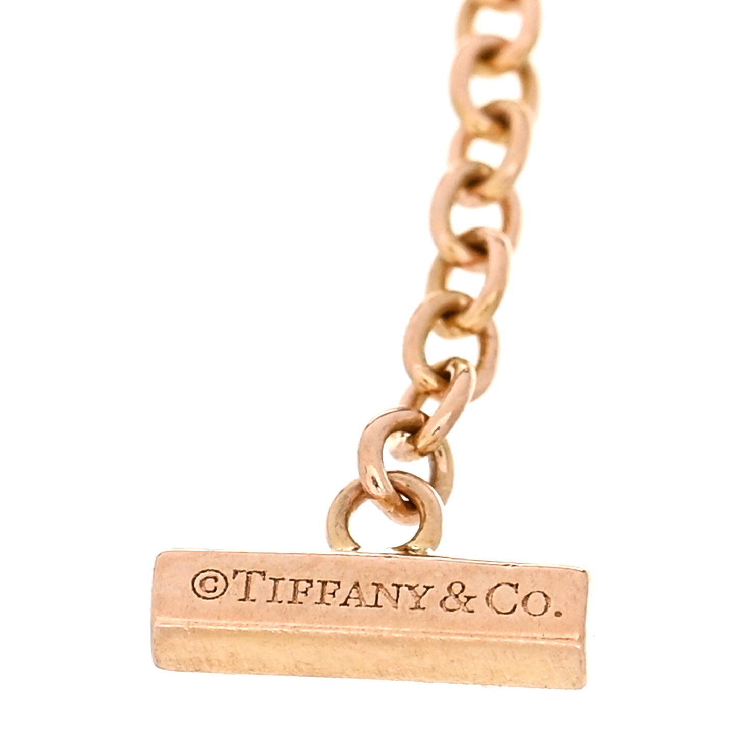 18K Rose Gold T Smile Bracelet