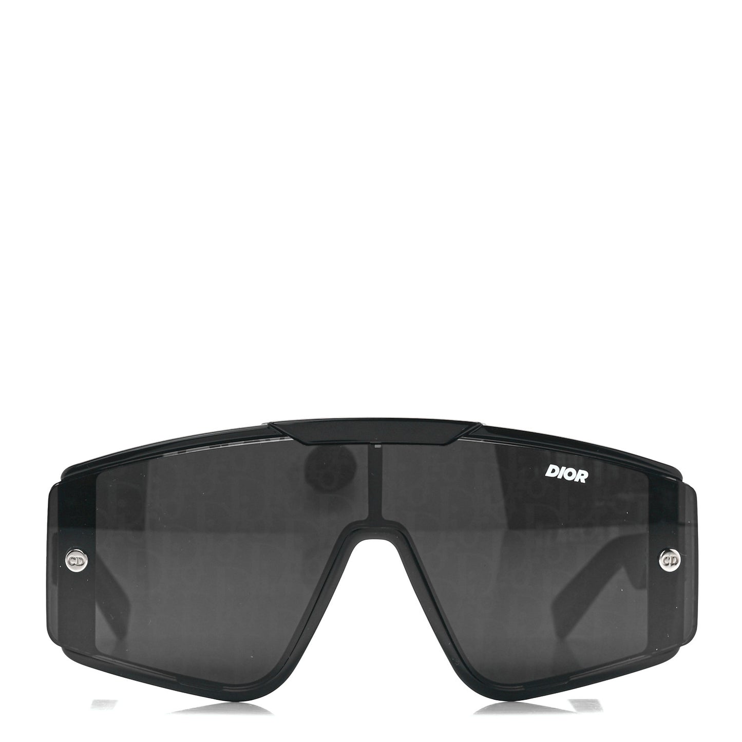 Acetate Diorxtrem MU Oblique Mask Sunglasses Black