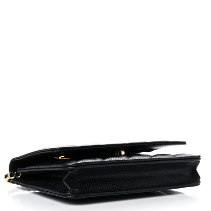 Chanel Caviar Quilted Wallet On Chain WOC Black 4 of 11