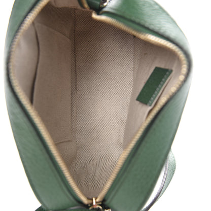 Gucci Pebbled Calfskin Small Soho Disco Bag Emerald Green 5 of 11