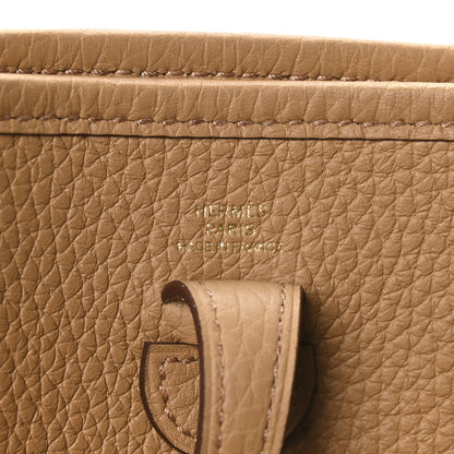 Hermes Taurillon Clemence Evelyne TPM Biscuit 6 of 11