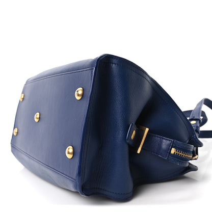 Saint Laurent Calfskin Small Classic Y Cabas Royal Blue 10 of 10