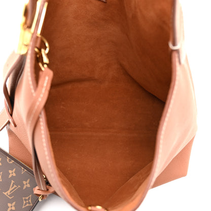 Louis Vuitton Grained Calfskin Low Key Hobo MM Cognac 6 of 10