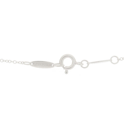 Tiffany Sterling Silver 16mm Elsa Peretti Open Heart Pendant Necklace 4 of 6