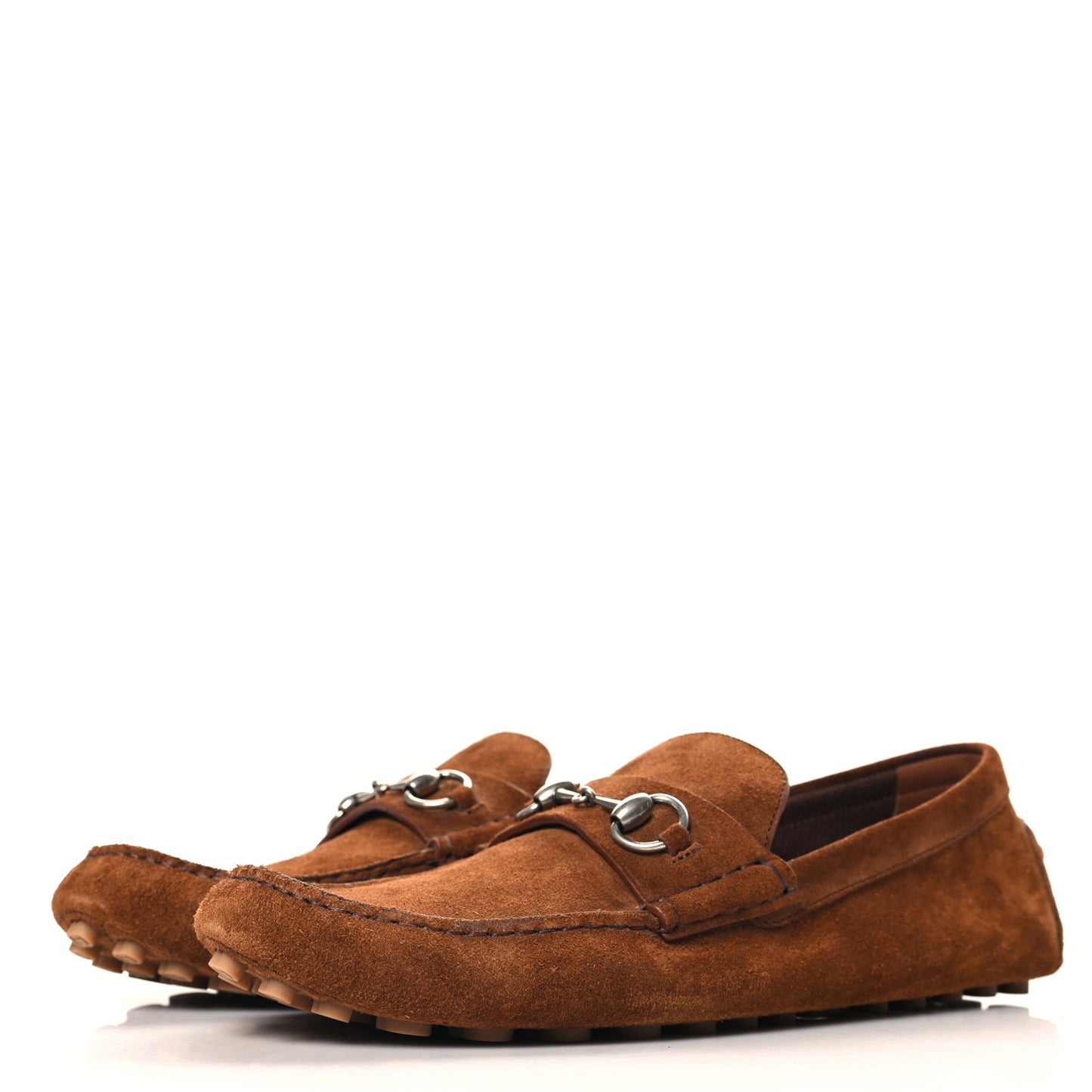 Suede Mens Horsebit Driver Loafers 10 Cuir