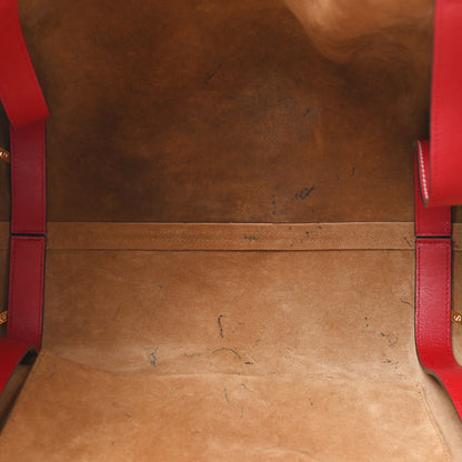 Loewe Calfskin Barcelona Tote Scarlet Red 5 of 21