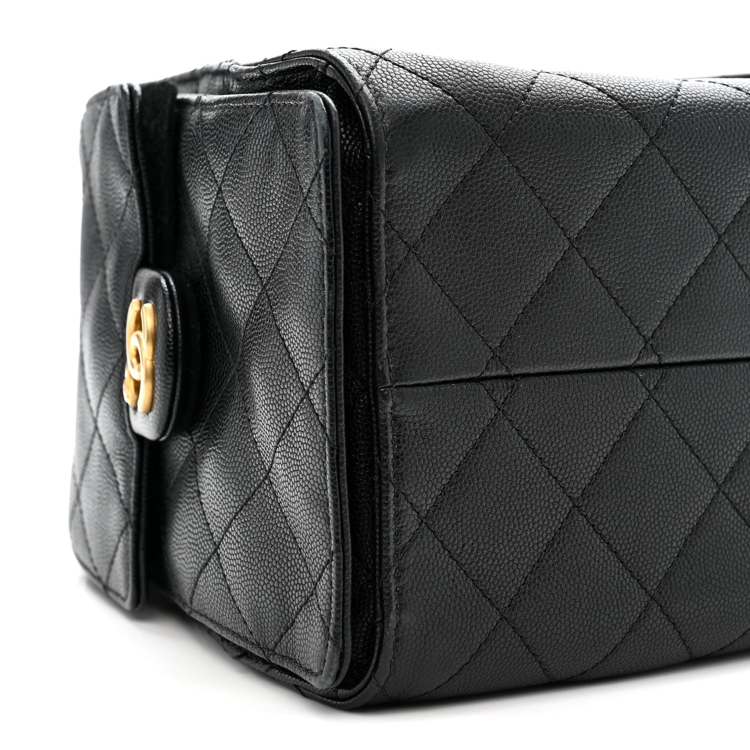 Chanel Caviar Quilted Small Chanel 25 Handbag Black 10 of 12