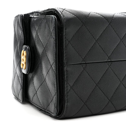 Chanel Caviar Quilted Small Chanel 25 Handbag Black 10 of 12