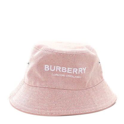 Burberry Cotton Canvas Bucket Hat M Red 3 of 10