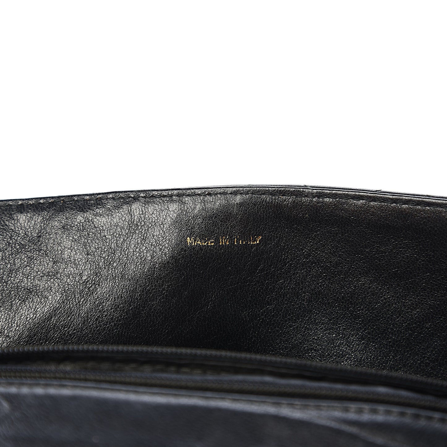 Lambskin Quilted CC Tassel Shoulder Flap Black