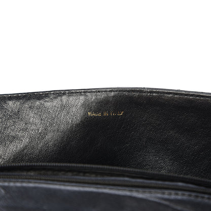 Chanel Lambskin Quilted CC Tassel Shoulder Flap Black 10 of 15